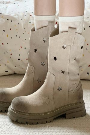 Cute Everyday Outfits, Outfit Inspo Casual Star Cut-Out Boots