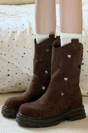 Cute Everyday Outfits, Outfit Inspo Casual Star Cut-Out Boots
