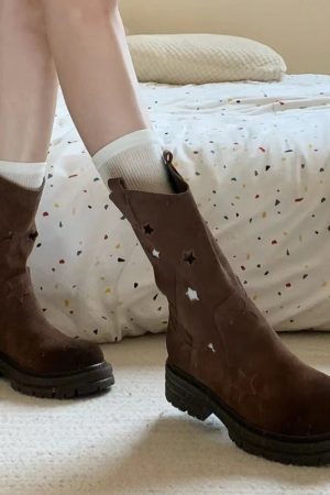 Cute Everyday Outfits, Outfit Inspo Casual Star Cut-Out Boots