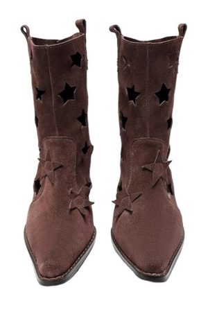 Cute Everyday Outfits, Outfit Inspo Casual Star Cut Out Cowboy Boots