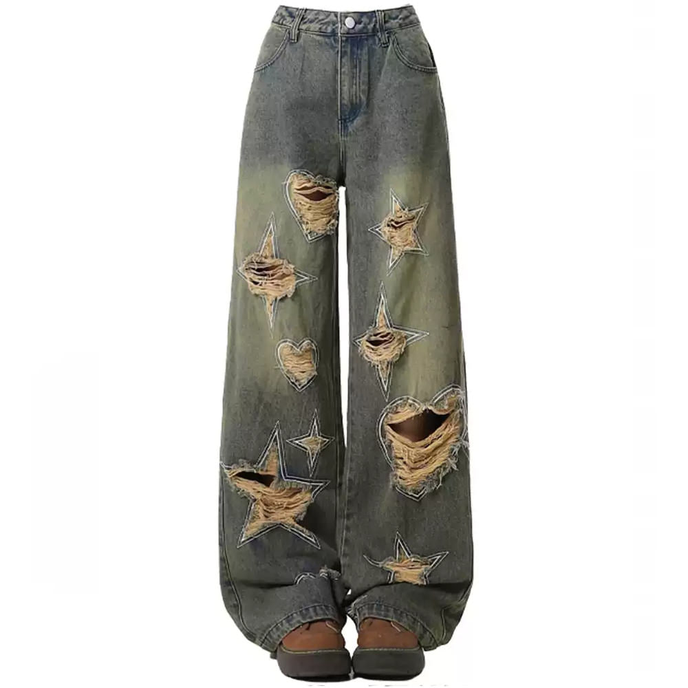 Cute Everyday Outfits, Outfit Inspo Casual Star Distressed Jeans