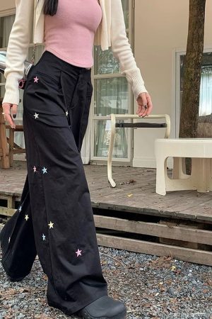 Cute Everyday Outfits, Outfit Inspo Casual Star Girl Aesthetic Baggy Pants