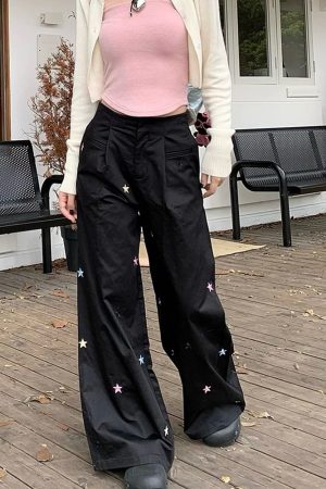 Cute Everyday Outfits, Outfit Inspo Casual Star Girl Aesthetic Baggy Pants