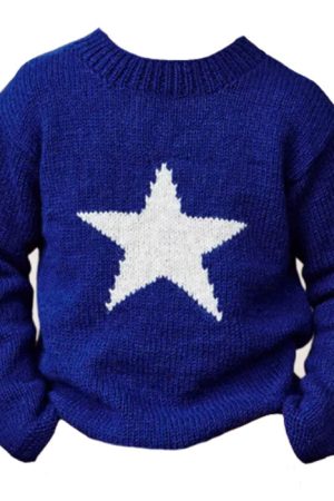 Cute Everyday Outfits, Outfit Inspo Casual Star Girl Aesthetic Knit Sweater