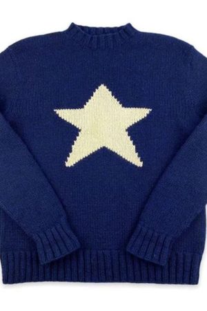 Cute Everyday Outfits, Outfit Inspo Casual Star Girl Aesthetic Knit Sweater