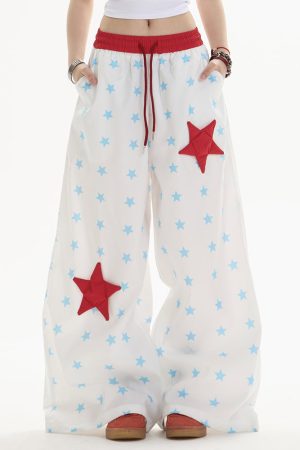 Cute Everyday Outfits, Outfit Inspo Casual Star Girl Aesthetic Wide-Leg Trousers