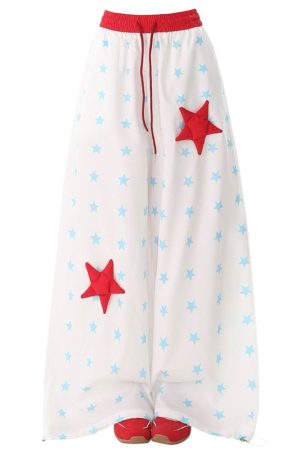 Cute Everyday Outfits, Outfit Inspo Casual Star Girl Aesthetic Wide-Leg Trousers