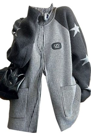 Cute Everyday Outfits, Outfit Inspo Casual Star Girl Aesthetic Zip Up Sweater