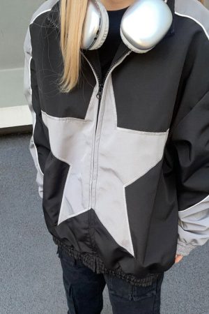 Cute Everyday Outfits, Outfit Inspo Casual Star Girl Bomber Jacket