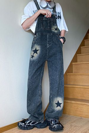 Cute Everyday Outfits, Outfit Inspo Casual Star Girl Denim Overalls