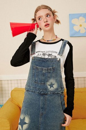 Cute Everyday Outfits, Outfit Inspo Casual Star Girl Denim Overalls