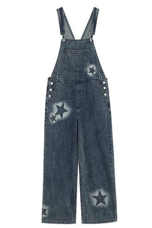 Cute Everyday Outfits, Outfit Inspo Casual Star Girl Denim Overalls