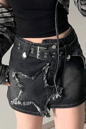 Cute Everyday Outfits, Outfit Inspo Casual Star Girl Denim Skirt