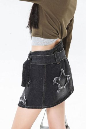 Cute Everyday Outfits, Outfit Inspo Casual Star Girl Denim Skirt