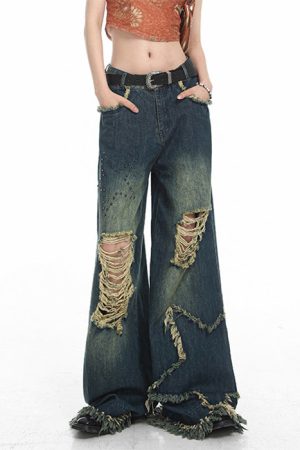 Cute Everyday Outfits, Outfit Inspo Casual Star Girl Destroyed Jeans