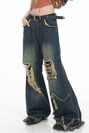 Cute Everyday Outfits, Outfit Inspo Casual Star Girl Destroyed Jeans