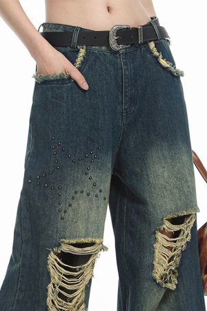 Cute Everyday Outfits, Outfit Inspo Casual Star Girl Destroyed Jeans