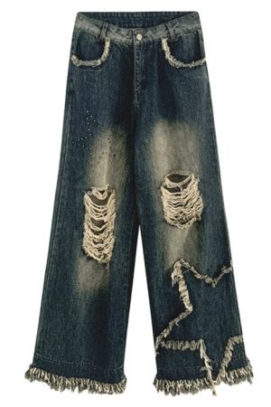 Cute Everyday Outfits, Outfit Inspo Casual Star Girl Destroyed Jeans