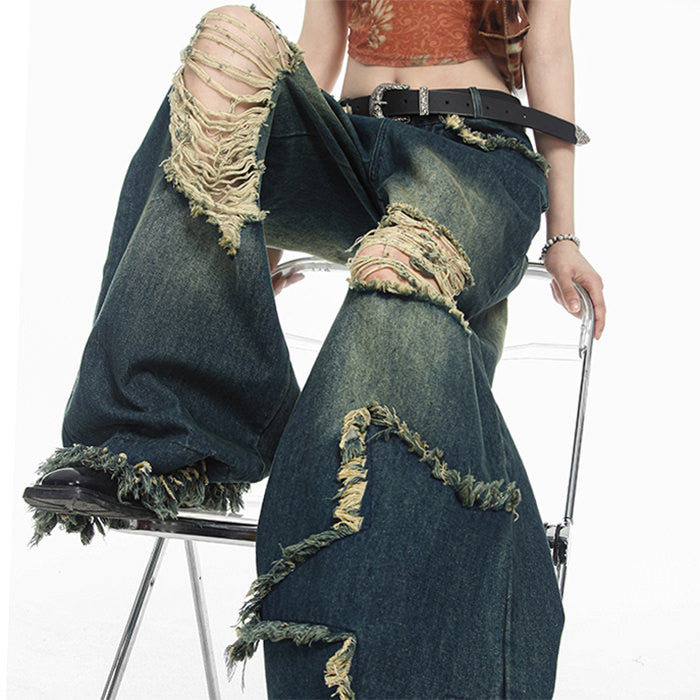 Cute Everyday Outfits, Outfit Inspo Casual Star Girl Destroyed Jeans Cute Everyday Outfits, Outfit Inspo Casual Star Girl Destroyed Jeans