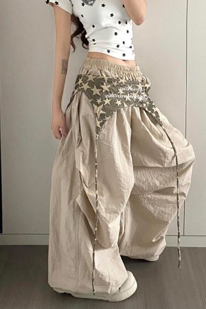 Cute Everyday Outfits, Outfit Inspo Casual Star Girl Layered Baggy Pants