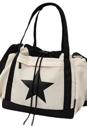 Cute Everyday Outfits, Outfit Inspo Casual Star Girl Nylon Handbag