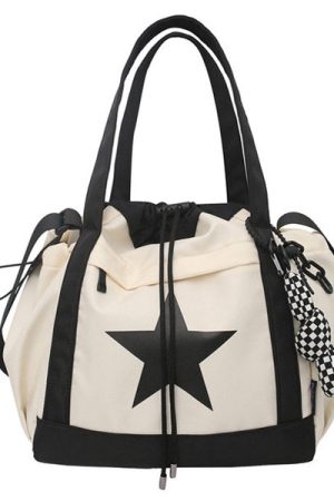 Cute Everyday Outfits, Outfit Inspo Casual Star Girl Nylon Handbag