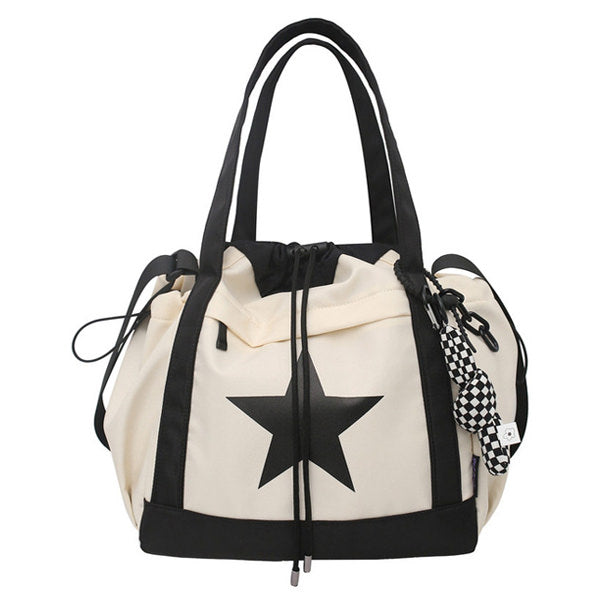 Cute Everyday Outfits, Outfit Inspo Casual Star Girl Nylon Handbag