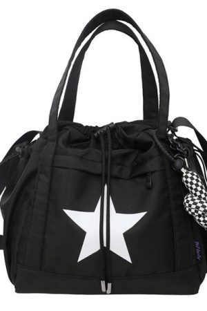 Cute Everyday Outfits, Outfit Inspo Casual Star Girl Nylon Handbag