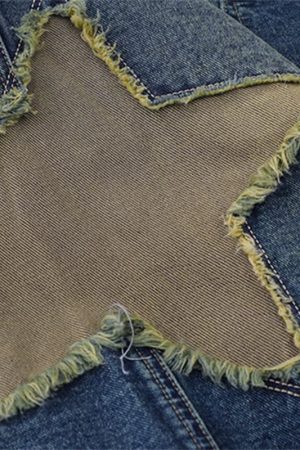 Cute Everyday Outfits, Outfit Inspo Casual Star Patch Denim Shorts