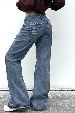 Cute Everyday Outfits, Outfit Inspo Casual Star Print Y2K Style Jeans