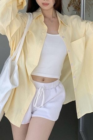 Cute Everyday Outfits, Outfit Inspo Casual Sun of Provence Yellow Shirt