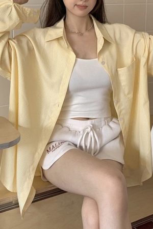 Cute Everyday Outfits, Outfit Inspo Casual Sun of Provence Yellow Shirt