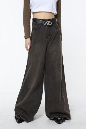 Cute Everyday Outfits, Outfit Inspo Casual Super Wide Jeans 90s