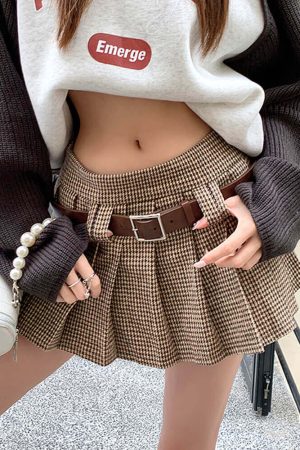Cute Everyday Outfits, Outfit Inspo Casual Sweet Dress Code Pleated Skirt