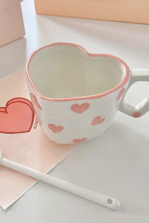 Cute Everyday Outfits, Outfit Inspo Casual Sweetheart Ceramic Cup