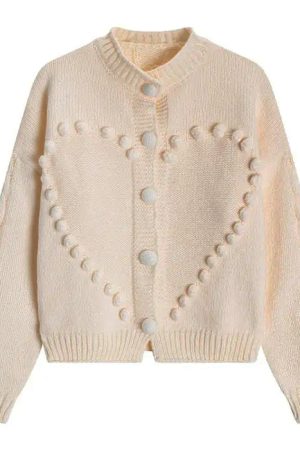 Cute Everyday Outfits, Outfit Inspo Casual Sweetheart Knit Cardigan