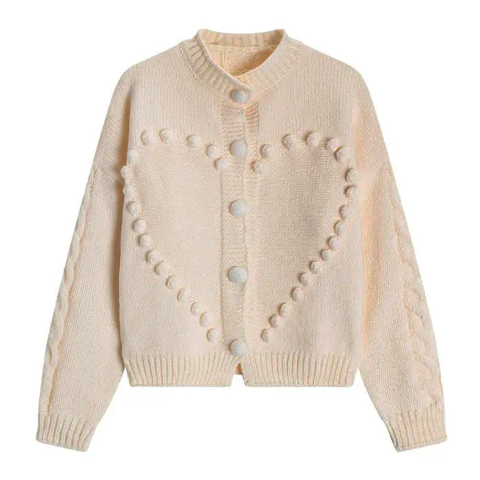 Cute Everyday Outfits, Outfit Inspo Casual Sweetheart Knit Cardigan