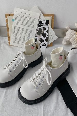 Cute Everyday Outfits, Outfit Inspo Casual Teen Craft Lace-Up Oxfords