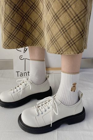 Cute Everyday Outfits, Outfit Inspo Casual Teen Craft Lace-Up Oxfords