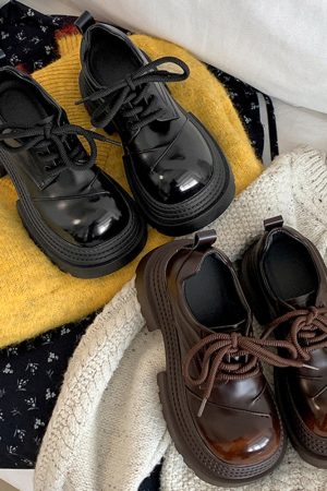 Cute Everyday Outfits, Outfit Inspo Casual Teen Craft Platform Oxford Boots