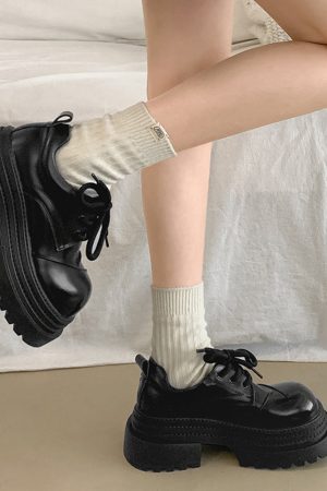 Cute Everyday Outfits, Outfit Inspo Casual Teen Craft Platform Oxford Boots