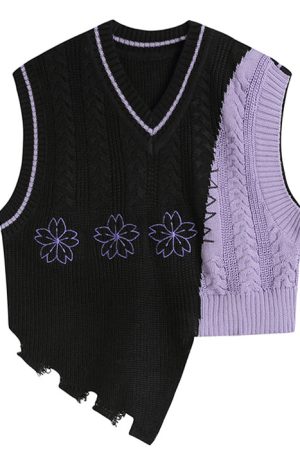 Cute Everyday Outfits, Outfit Inspo Casual Teenage Drama Knit Vest