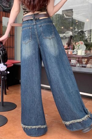 Cute Everyday Outfits, Outfit Inspo Casual Teenage Drama Wide-Leg Jeans