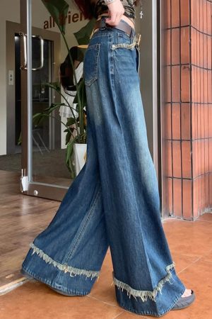 Cute Everyday Outfits, Outfit Inspo Casual Teenage Drama Wide-Leg Jeans