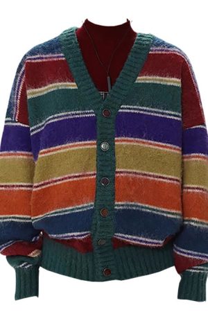 Cute Everyday Outfits, Outfit Inspo Casual Teenage Dream Striped Cardigan