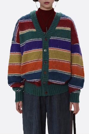 Cute Everyday Outfits, Outfit Inspo Casual Teenage Dream Striped Cardigan