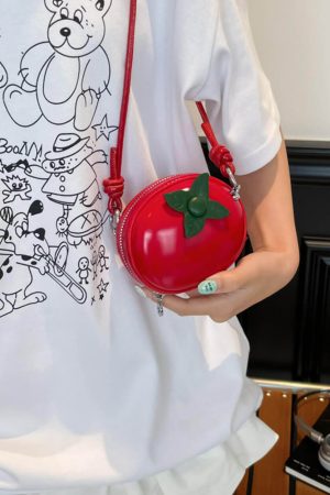 Cute Everyday Outfits, Outfit Inspo Casual Tomato Mini Purse