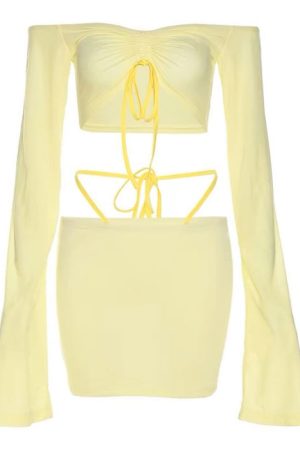 Cute Everyday Outfits, Outfit Inspo Casual Tropical Sun Top & Skirt Set