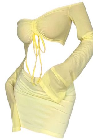 Cute Everyday Outfits, Outfit Inspo Casual Tropical Sun Top & Skirt Set