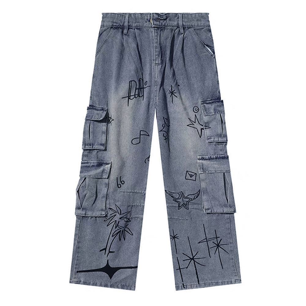 Cute Everyday Outfits, Outfit Inspo Casual Urban Art Cargo Jeans Cute Everyday Outfits, Outfit Inspo Casual Urban Art Cargo Jeans